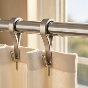 21 Heavy Duty Stainless Steel Curtain Hooks Rust Resistant Drapery Pin Hooks For Pleated Window Curtains