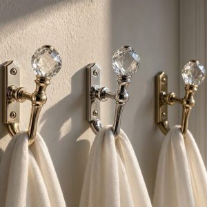 26 Decorative Crystal Curtain Tieback Hooks Shiny Wall Mounted Drapery Hangers Luxury Window Treatment Hardware