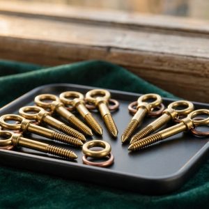 28 European Gold Curtain Pin Hooks Royal Style Metal Drapery Hangers Premium Window Treatment Hardware Sets